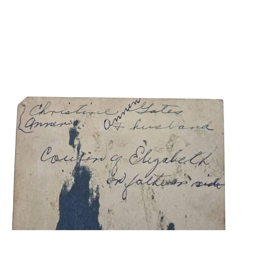 1910s Chicago Photos Christine Gates Husband & Cousin Elizabeth RPPC s